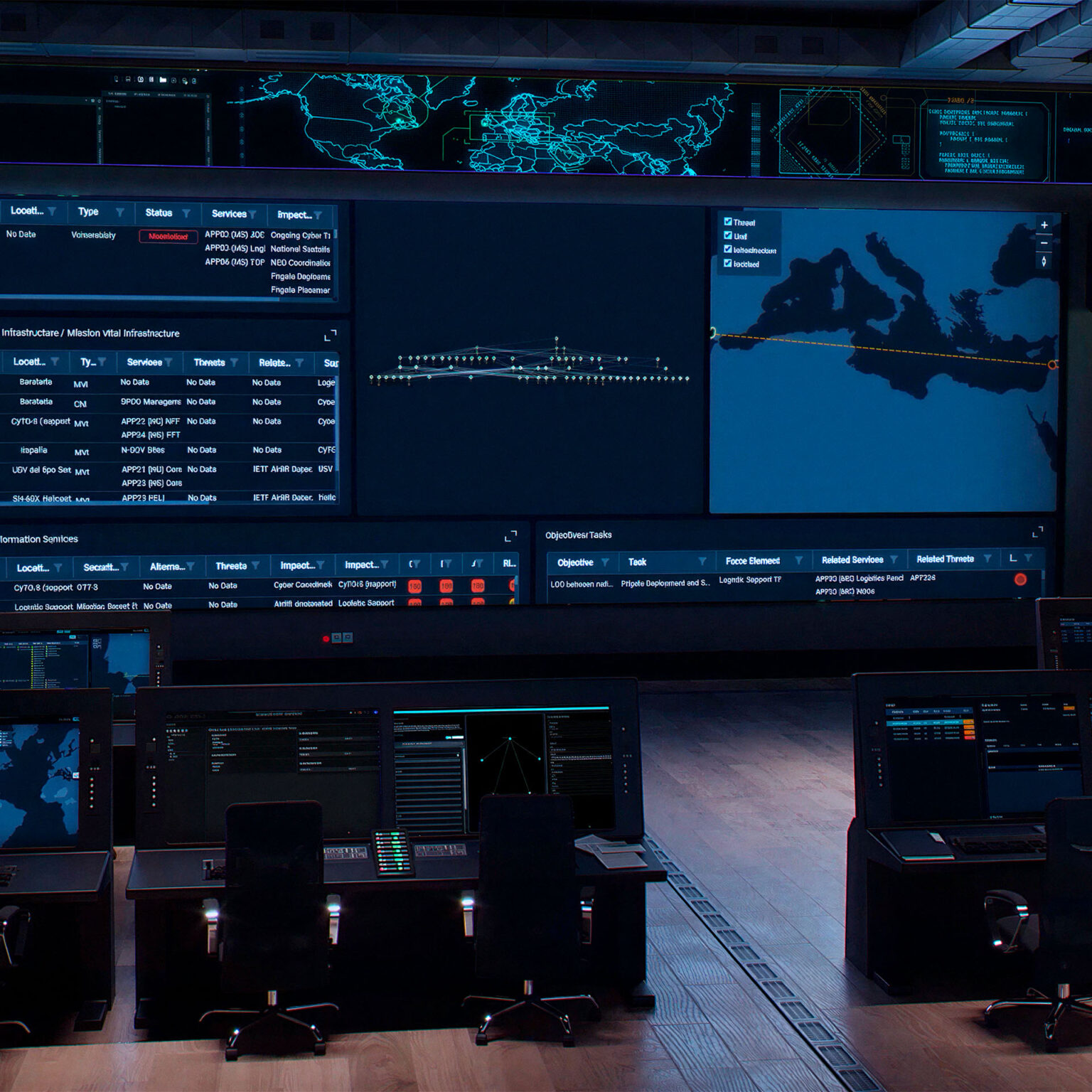 Command, control and communications for air defence